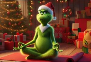 Grinch Yoga gif