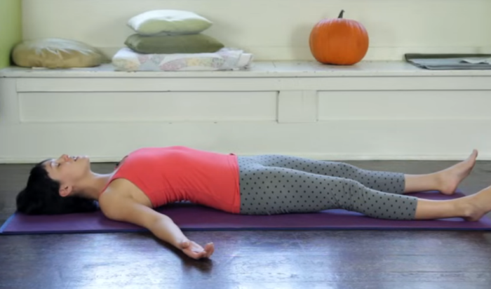 corpse pose in hindi